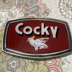 COCKY Belt Buckle “BONES” T.V. Show